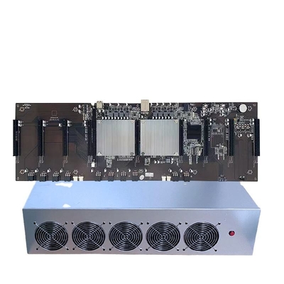 3060 بطاقة رسوميات 9 GPU Mining Rig X79 صندوق الكمبيوتر 2000W مزود الطاقة