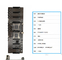 X79 9GPU Ethereum Mining Motherboard For RTX3060 بطاقة رسومات مخصصة